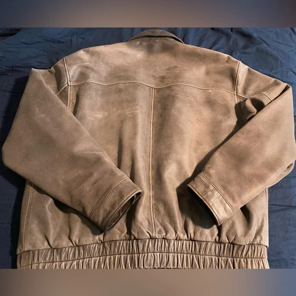 Global Identity GIII Leather Flight Bomber Jacket for Pilots with Atlas Lining - Picture 7 of 10